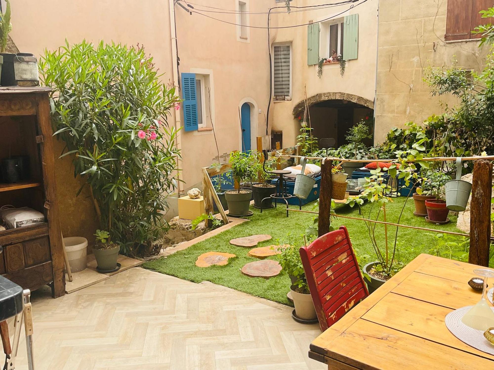 Ferienwohnung Rez De Jardin, Le Pra De Pe Cotignac Exterior foto