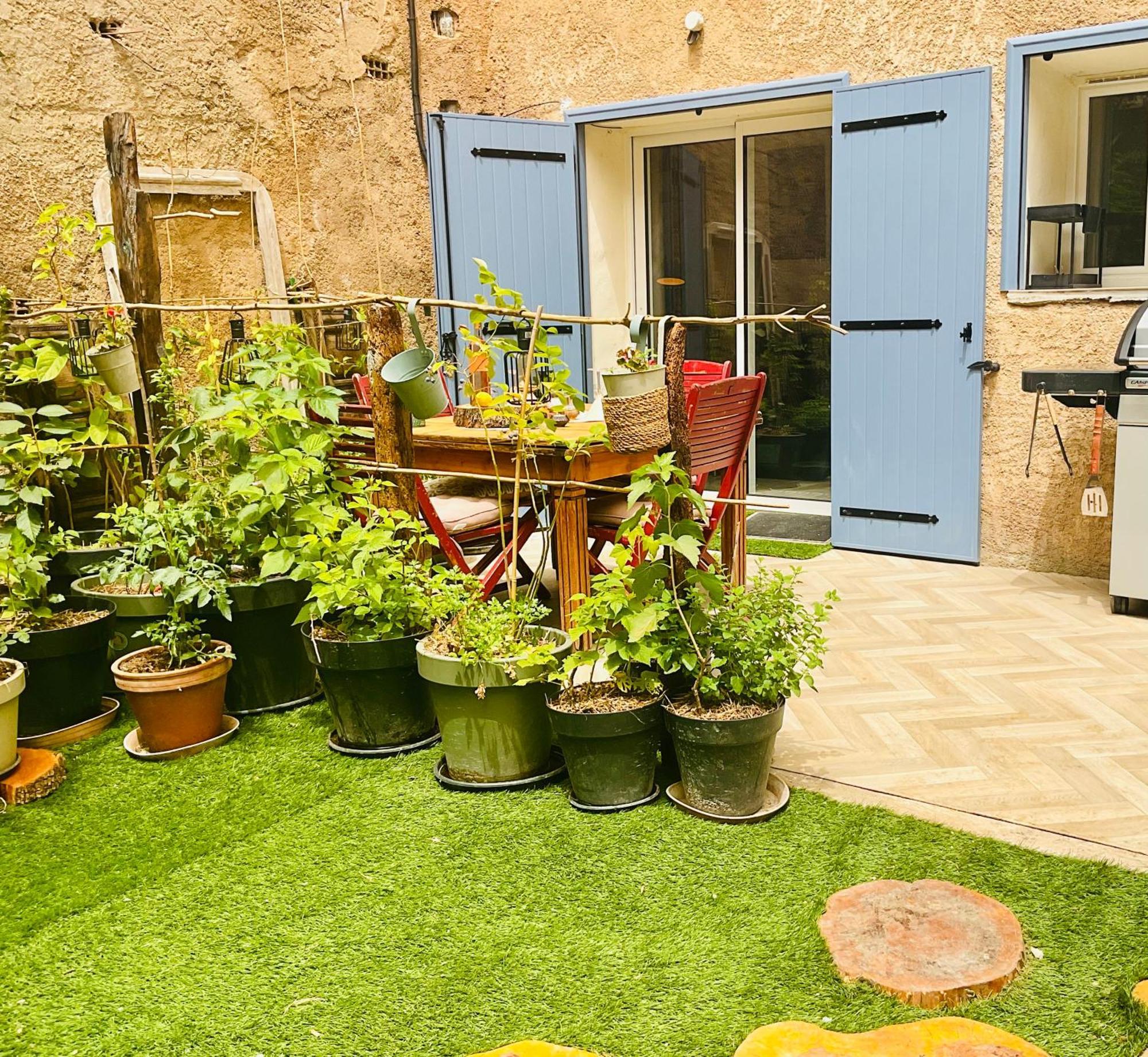 Ferienwohnung Rez De Jardin, Le Pra De Pe Cotignac Exterior foto